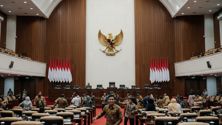 Joget Di Gedung DPR Usai Jackpot Dari Slot Online, Aksi Pria Ini Viral